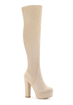 Chunky Heel Platform Booties