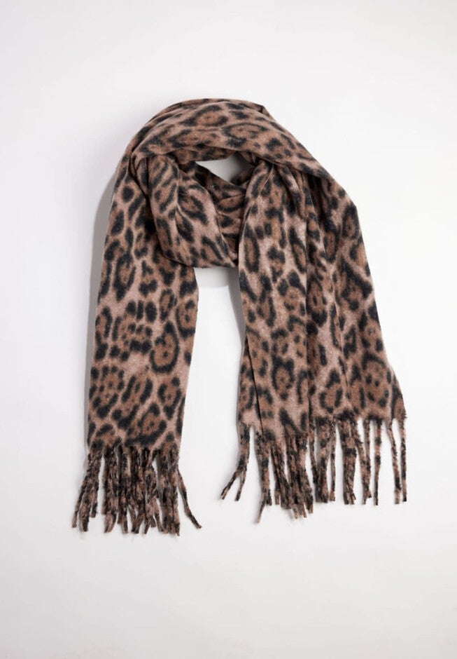 Leopard Scarf, Leopard / Tan, hi-res image number 0