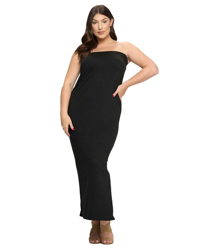 PATTY MAXI DRESS, Black / Black, hi-res image number null