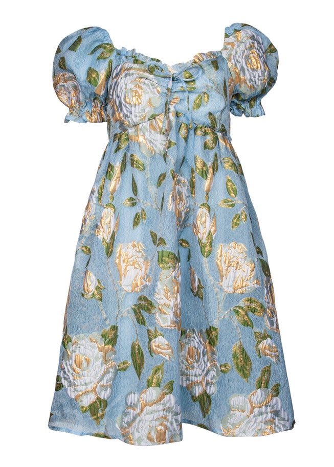 Beaumont Dress, Blue / Light Blue, hi-res image number null