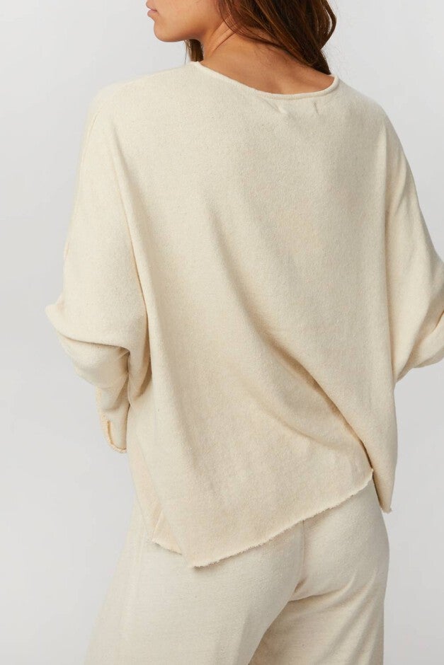 THE MONET SWEATER IN IVORY, Ivory / Beige, alternate image number 4