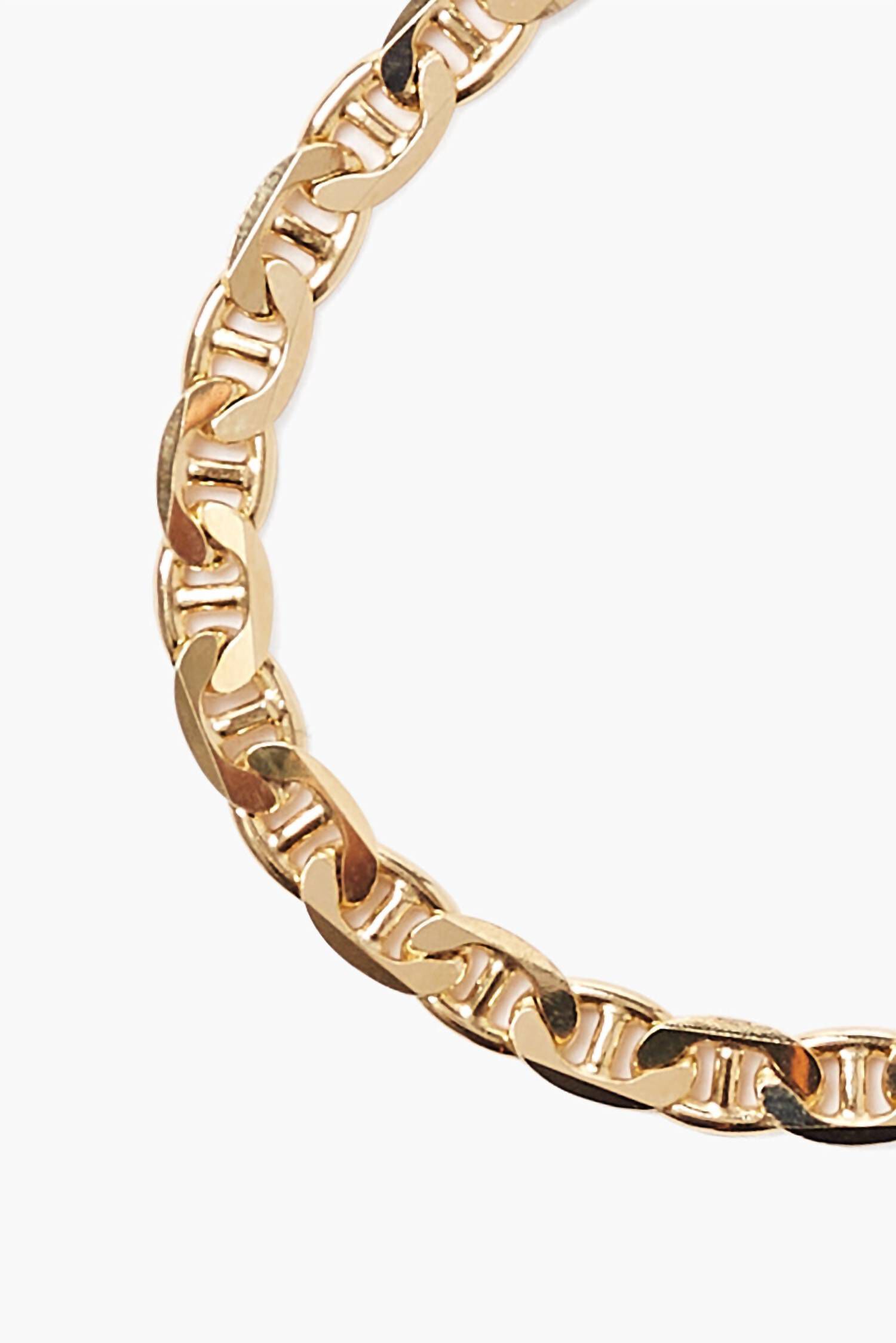 ANCHOR CHAIN BRACELET IN GOLD, Gold / Gold, alternate image number 1