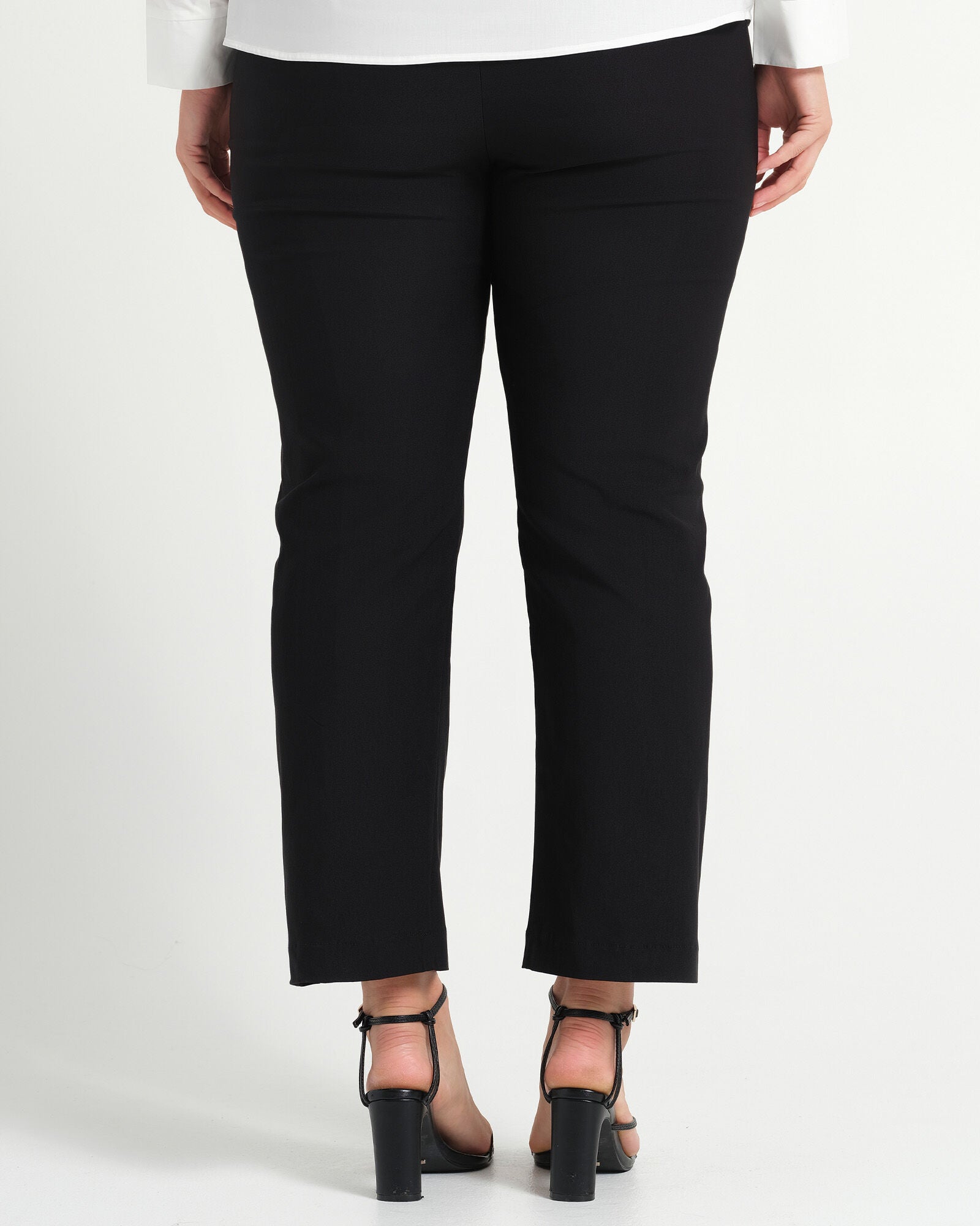 Kora Stretch Straight Pant, Black / Black, alternate image number 3
