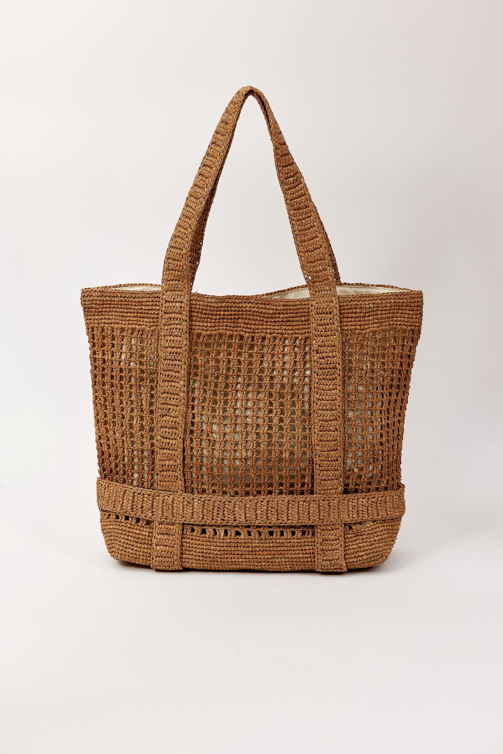 The Original Straw Traveler Tote, Toast / Brown, hi-res image number 0