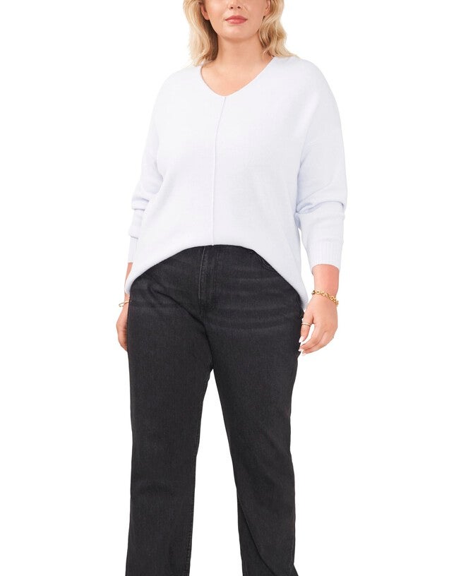 Freya Cozy Sweater, FROZEN / White, alternate image number 1