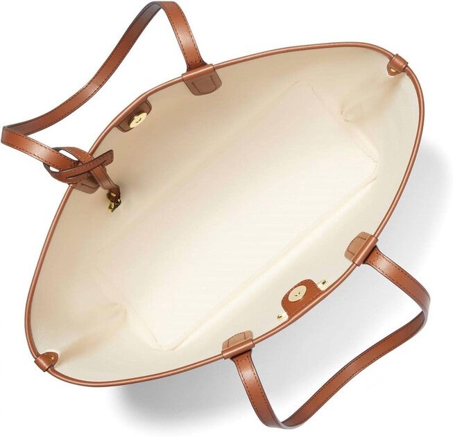 Eliza-Lg Ew Open Tote Bag, Brown Luggage / Brown, alternate image number 2