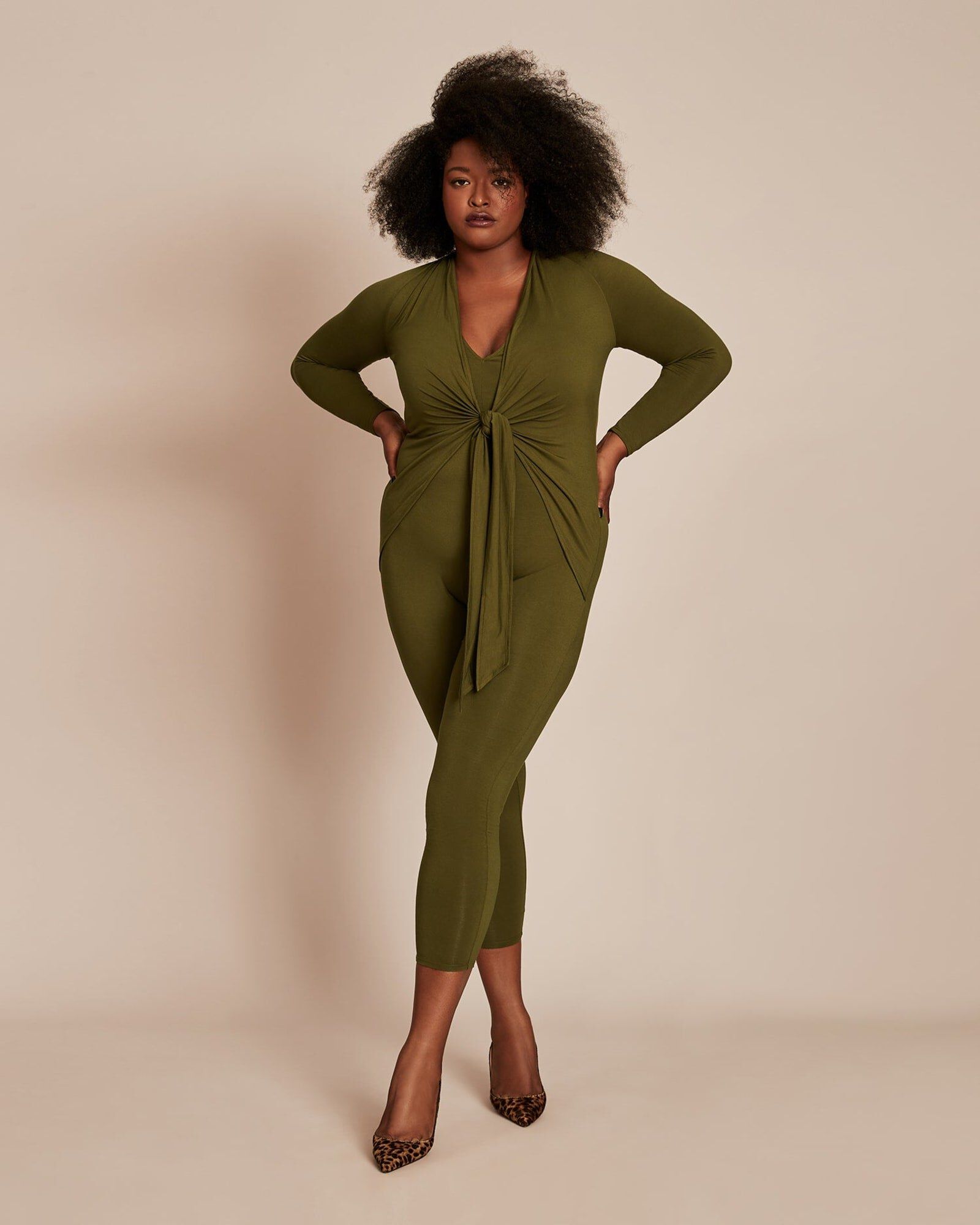scoop neck midi dress with sleeves Short-Sleeve Scoop-Neck Midi Dress