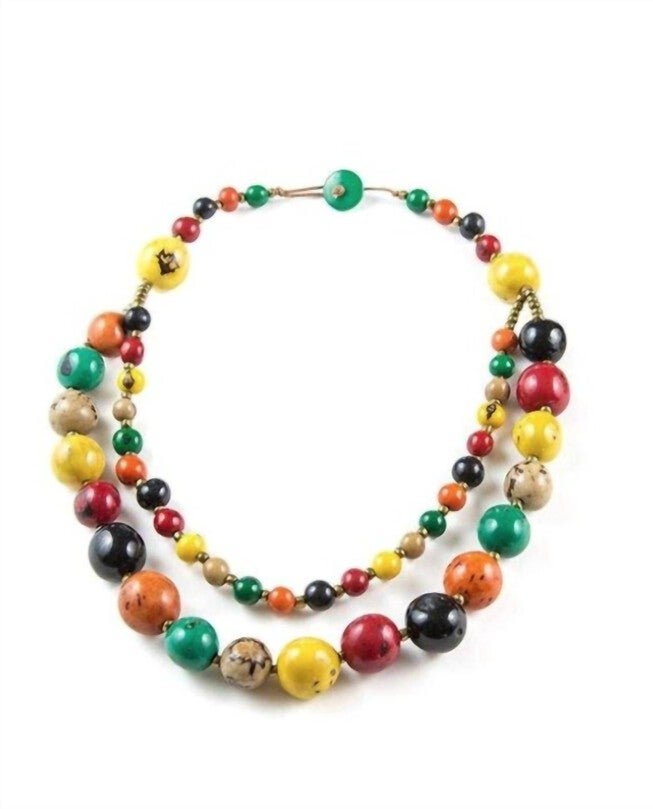 COQUITO NECKLACE IN MULTI, Multi / Gold, hi-res image number null