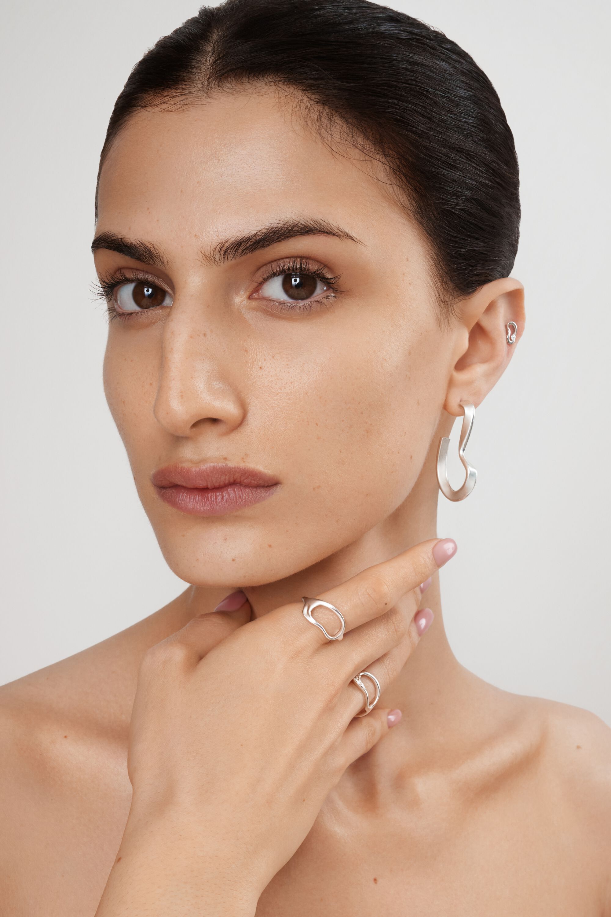 Sahab Ring, Silver / Silver, alternate image number 1