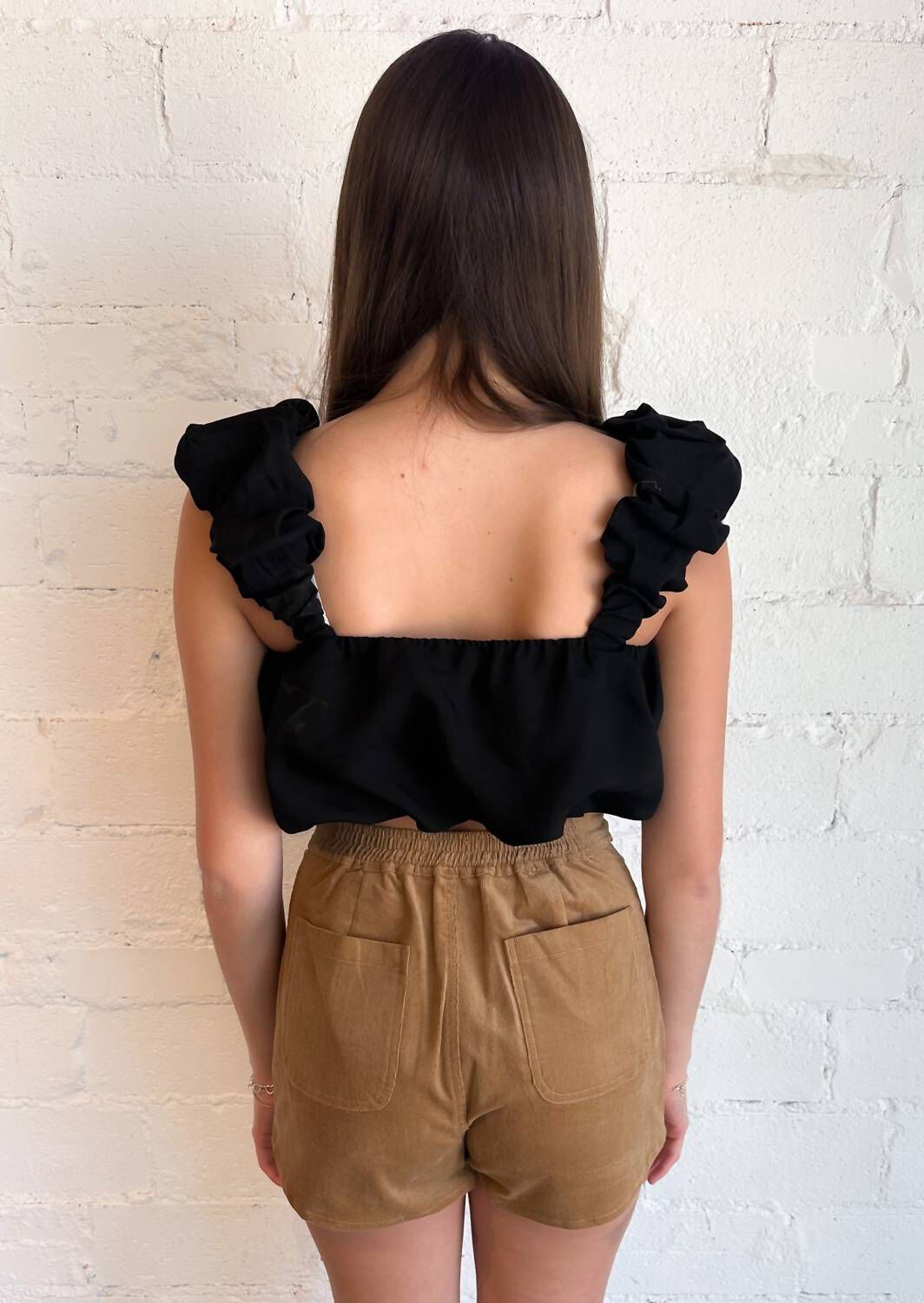 Autumn Lover Shorts In Brown, , alternate image number 1