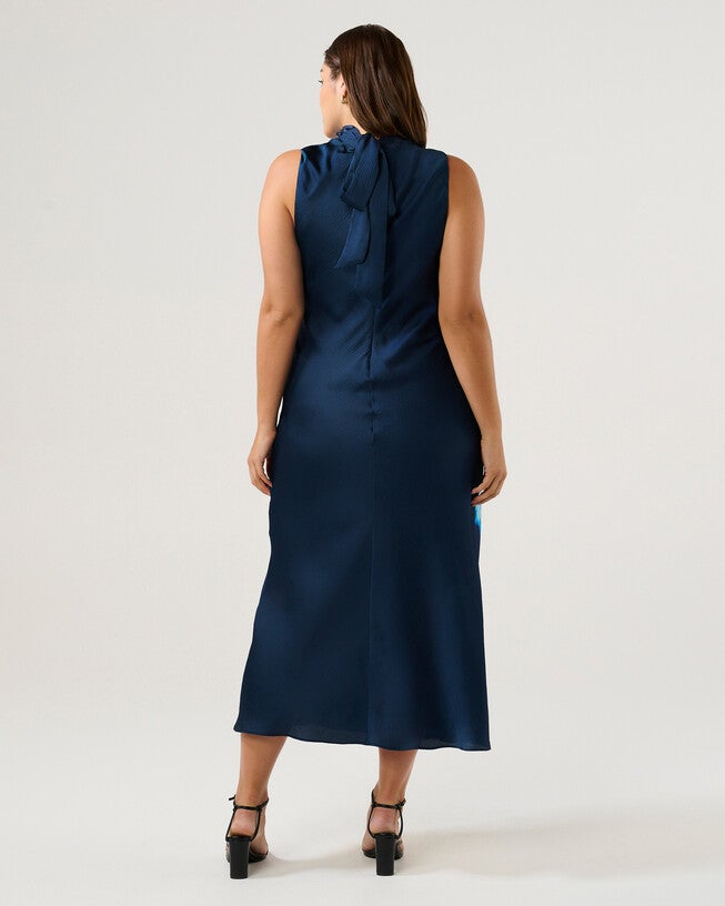 Mayla Dress, Midnight BlueAzure / Navy, alternate image number 3