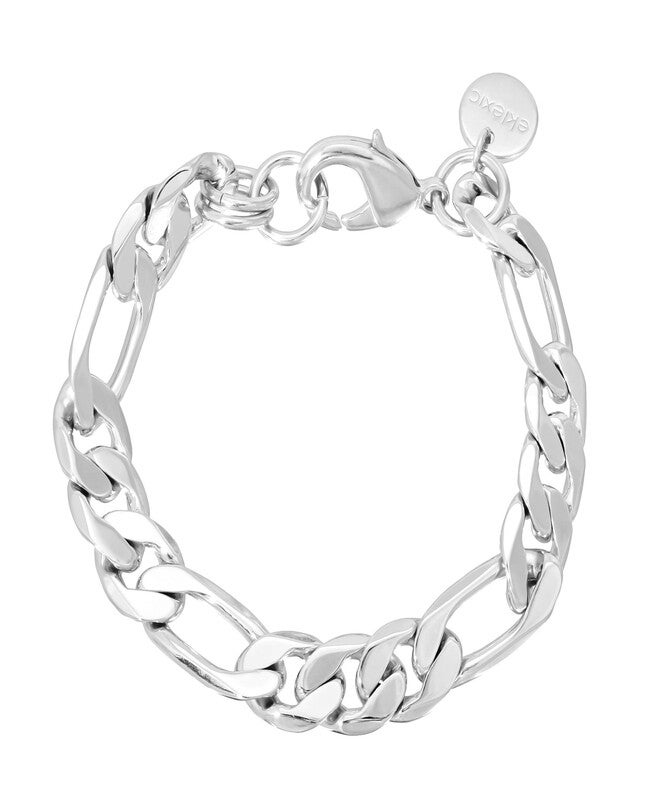 Axel Bracelet 9 inches Silver, Silver / Silver, hi-res image number 0