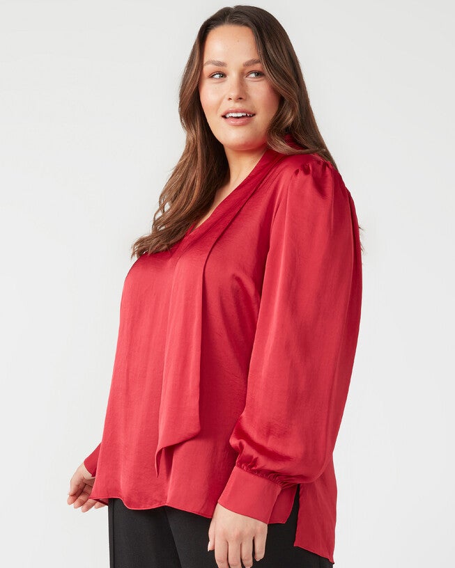 Lenora Top, Ruby Pink / Pink, alternate image number null
