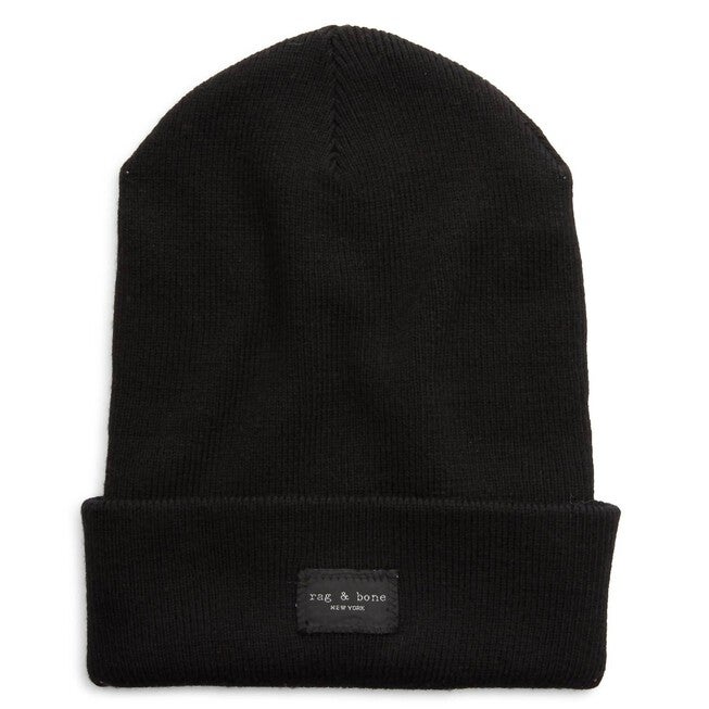 WOMEN'S ADDISON BEANIE IN BLACK, Black / Black, alternate image number null