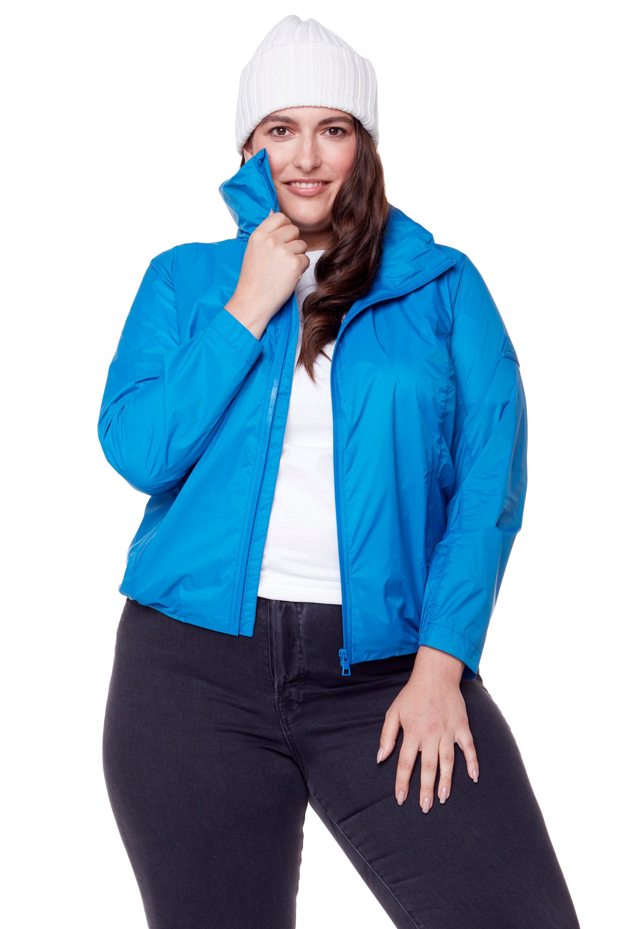 Women&#39;s Plus Size - PELLY | Recycled Ultralight Windshell Jacket, Blue / Azure Blue, hi-res image number 0