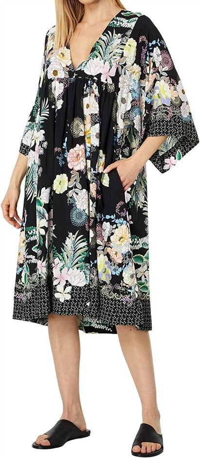 MILA EASY COVER-UP DRESS IN MULTI, Multi / Black, hi-res image number 0