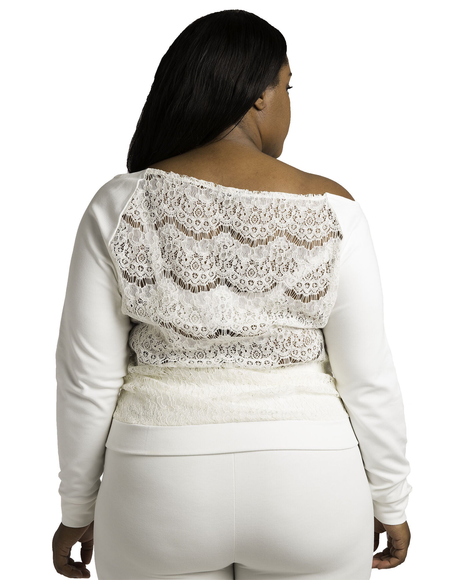 Nia Boatneck Pullover With Ponte Sleeves, , alternate image number 4