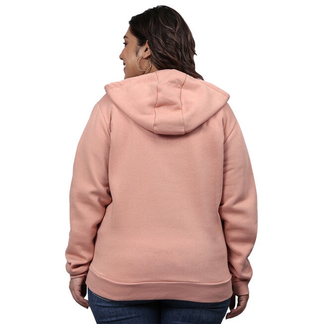 Printed Stylish Casual Sweatshirt, Pink / Pink, alternate image number 2