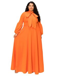 Bella Donna Dress with Ribbon and Bishop Sleeves