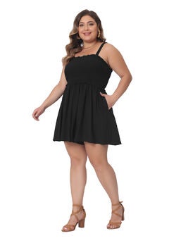 Plus Size Black Rompers