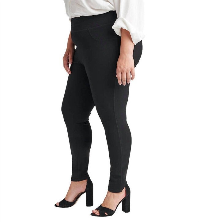 Ricki Mid Rise Legging - Plus In Black, , alternate image number null