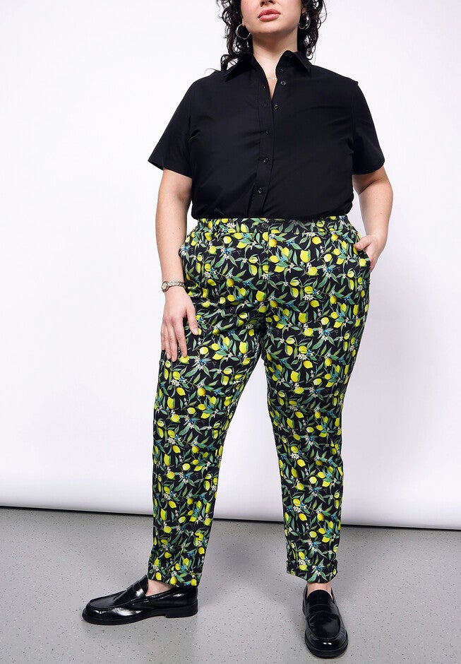 The Empower Trouser, CITRUS BLACK / Yellow, hi-res image number 0