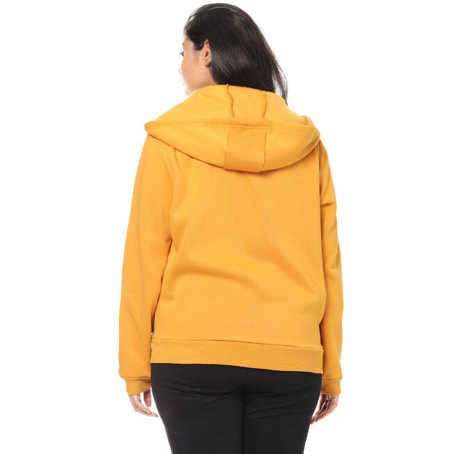 Solid Hooded Sweatshirt, , alternate image number null