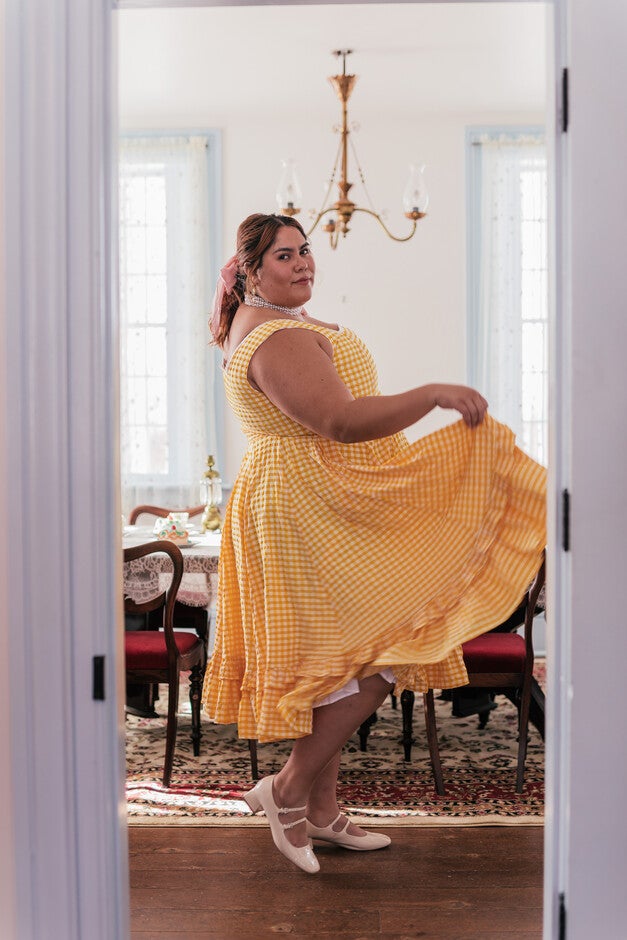Daze Dress, Yellow / Yellow, alternate image number 3