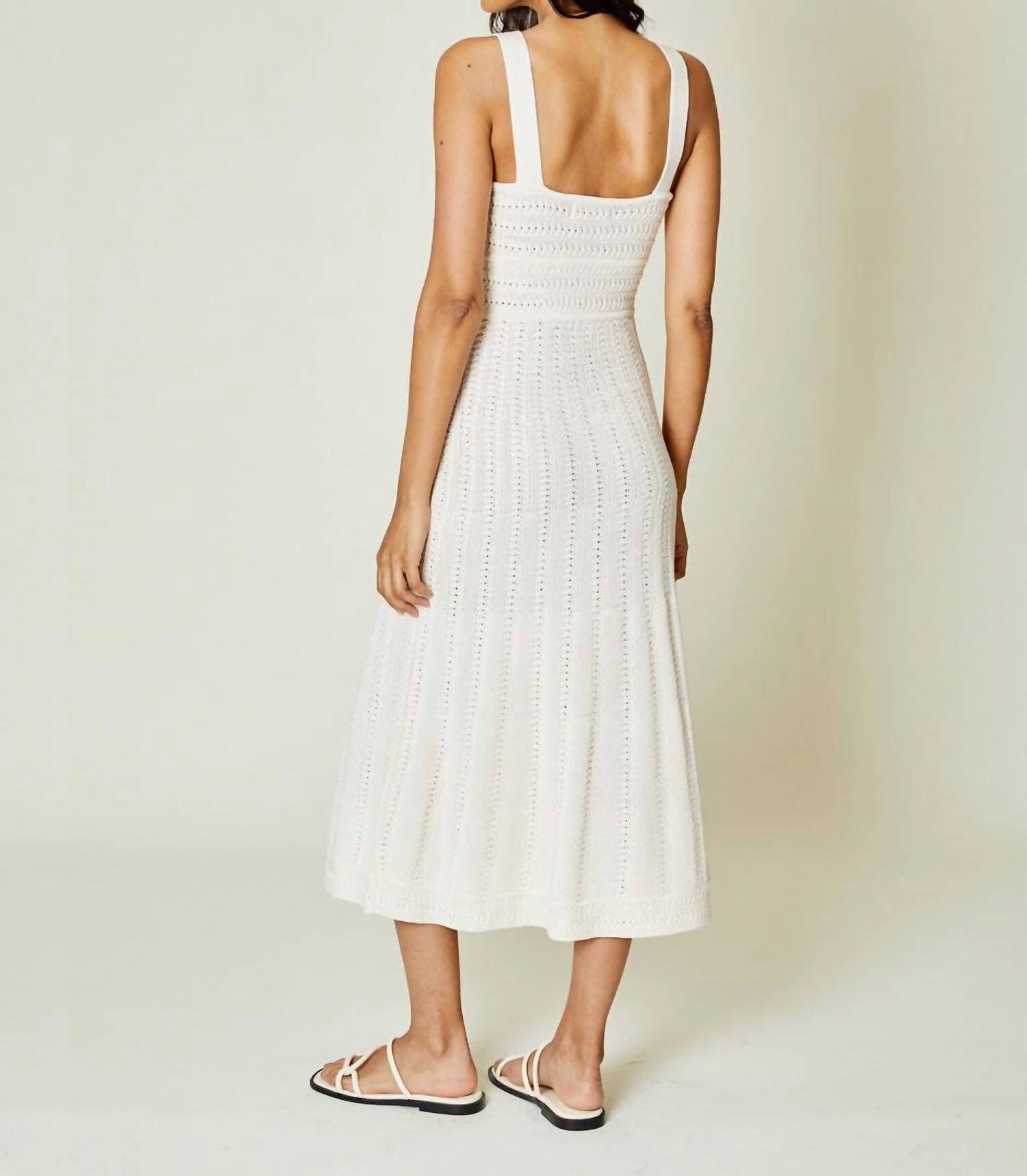LAYLA DRESS IN CREAM, , alternate image number 3
