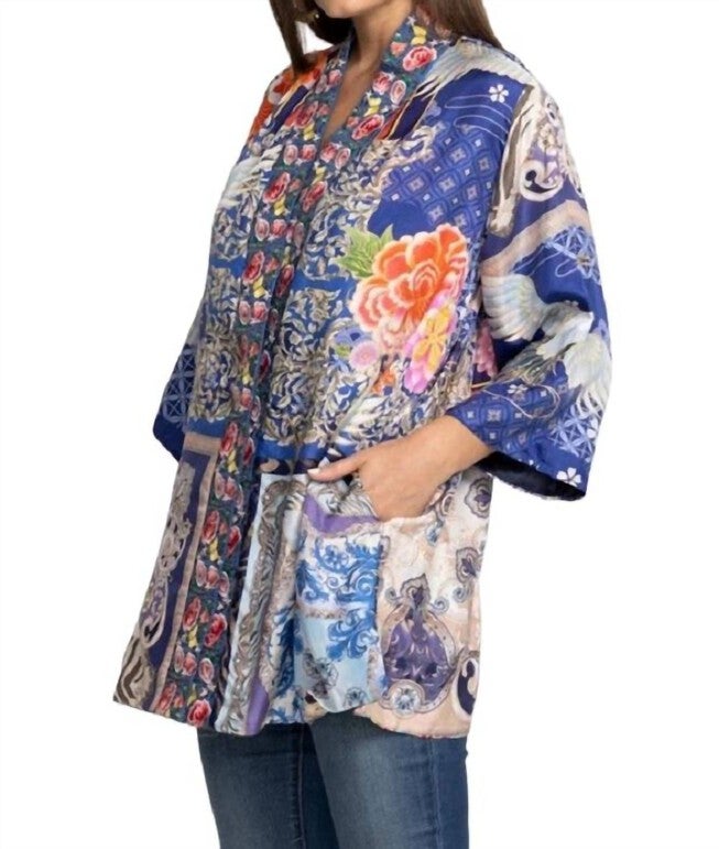 NARNIAY REVERSIBLE KIMONO IN MULTI, , alternate image number null