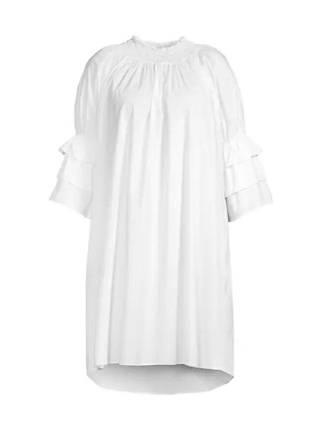 Daphne Dress, White / White, hi-res image number null