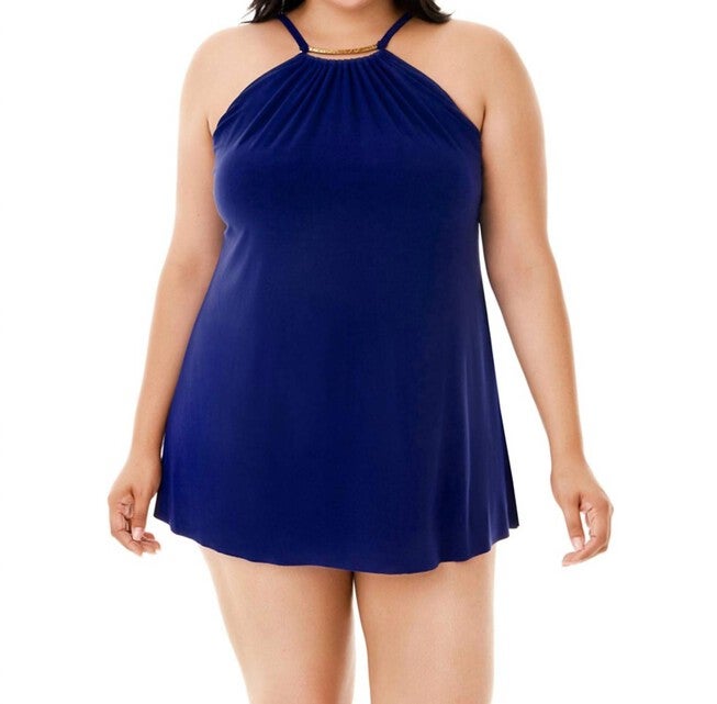 PARKER UNDERWIRE SWIMDRESS, Blue / Azure Blue, hi-res image number null