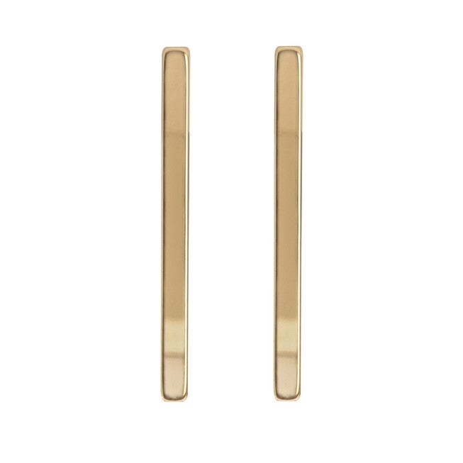 Large Stick Earrings Gold, Gold / Gold, hi-res image number null