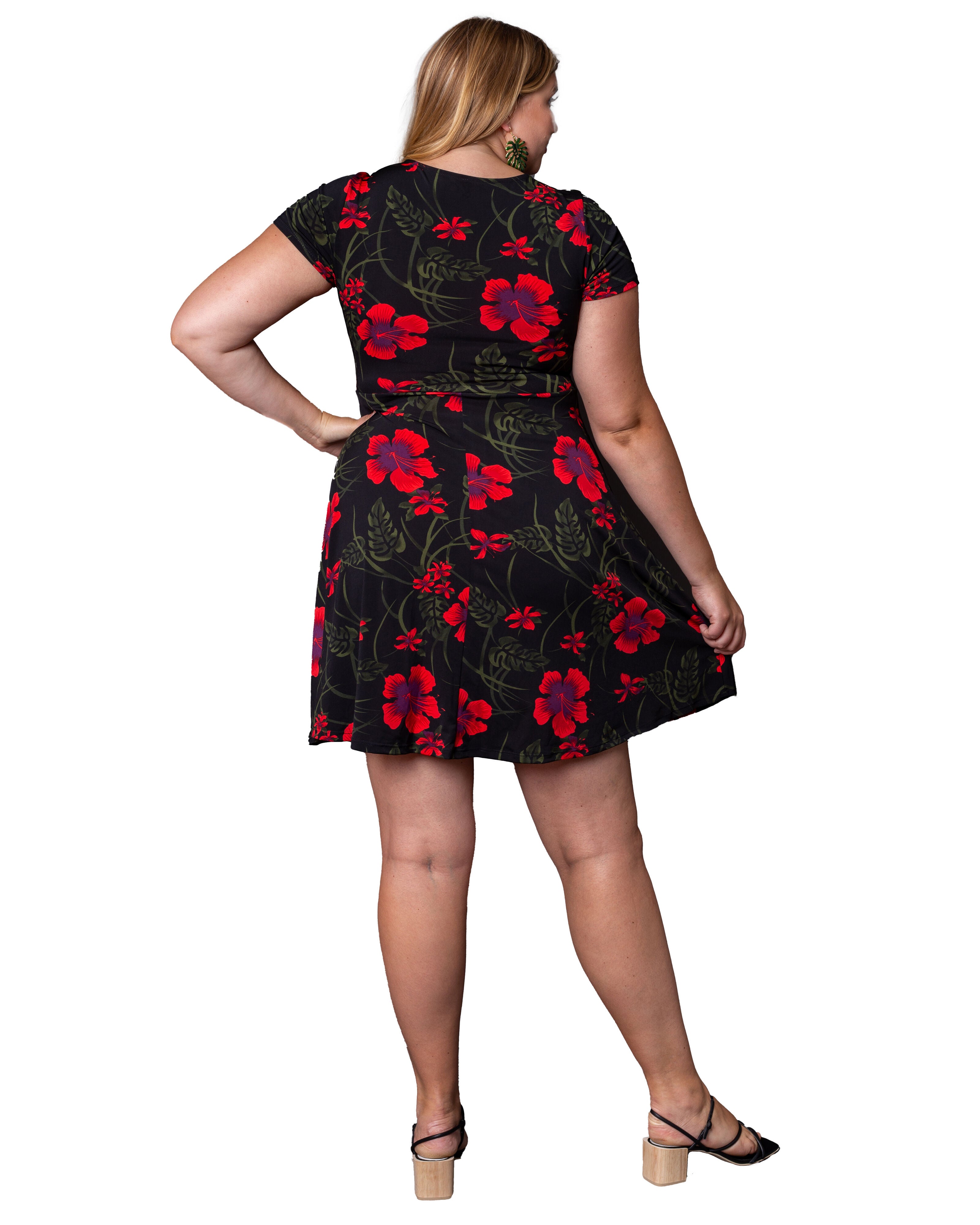 Holly Fit and Flare Floral Dress, , alternate image number 5