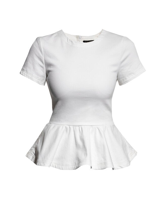 Alexandria Top, White / White, hi-res image number 0