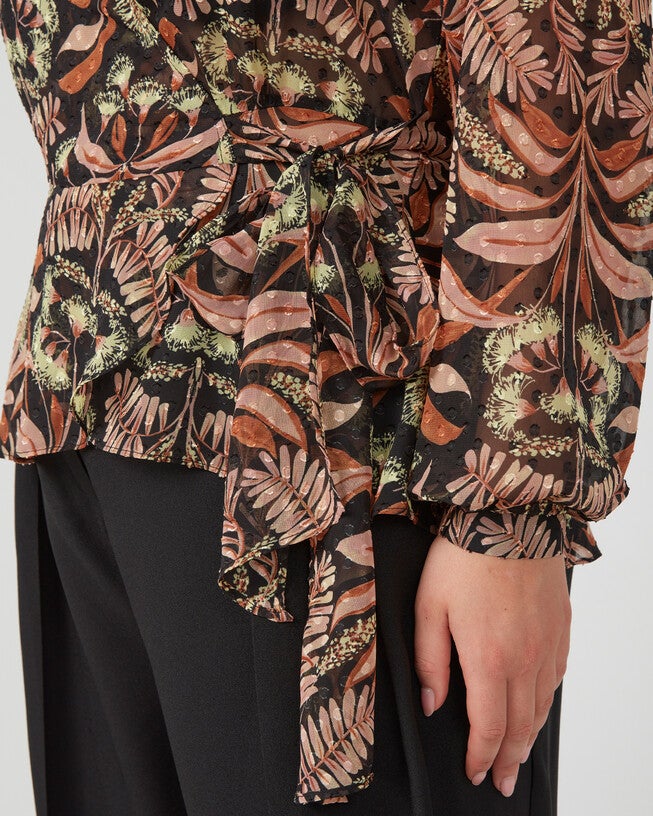 Thalia Blooms Top, Print / Beige, alternate image number 4