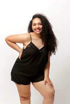 Nicolette Lace Trim Cami Top