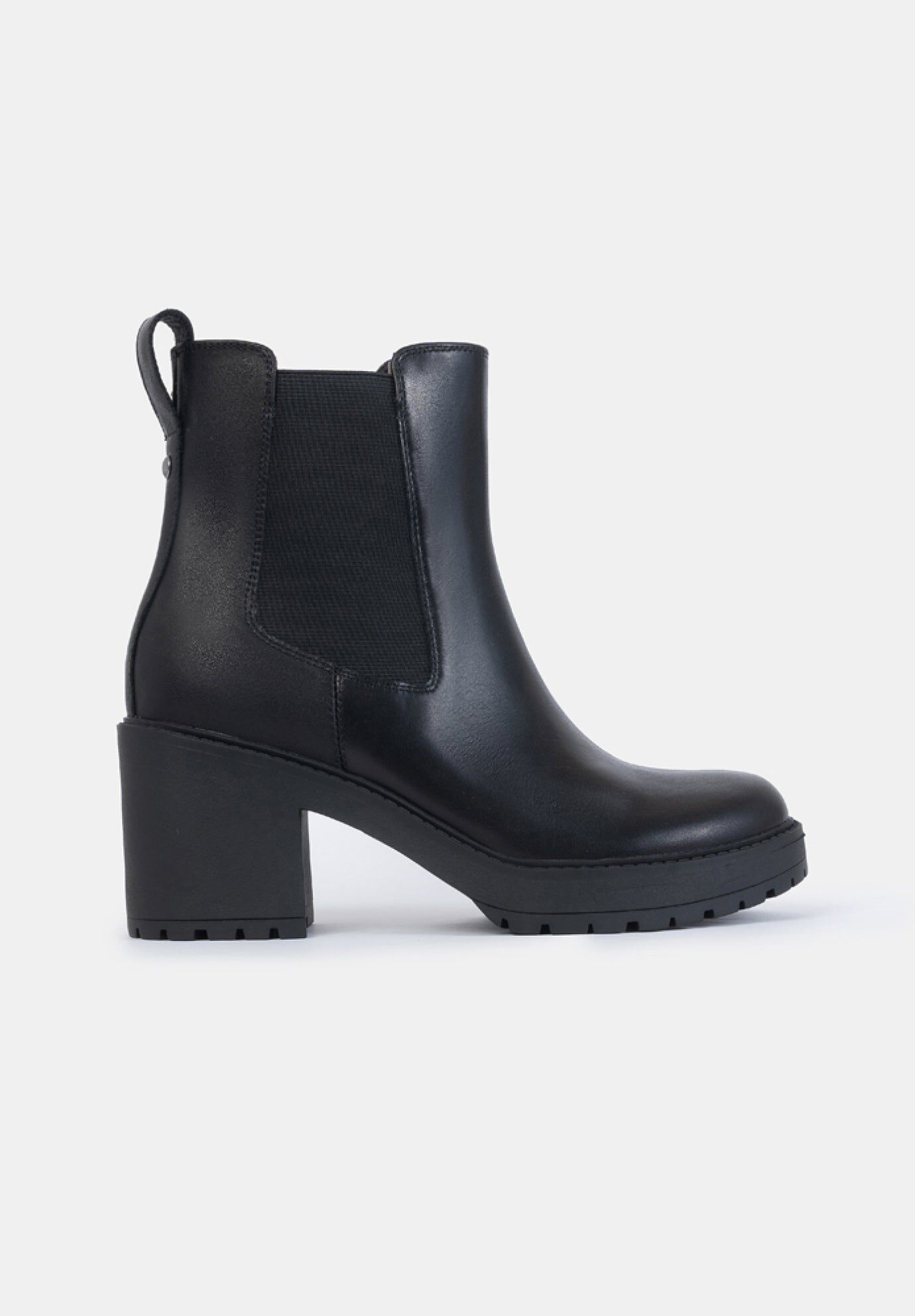 Rebel Lug Heel Chelsea, Black / Black, hi-res image number 0