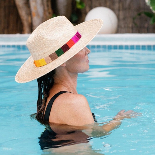 Rosita Palm Hat, Multi / Magenta, alternate image number null