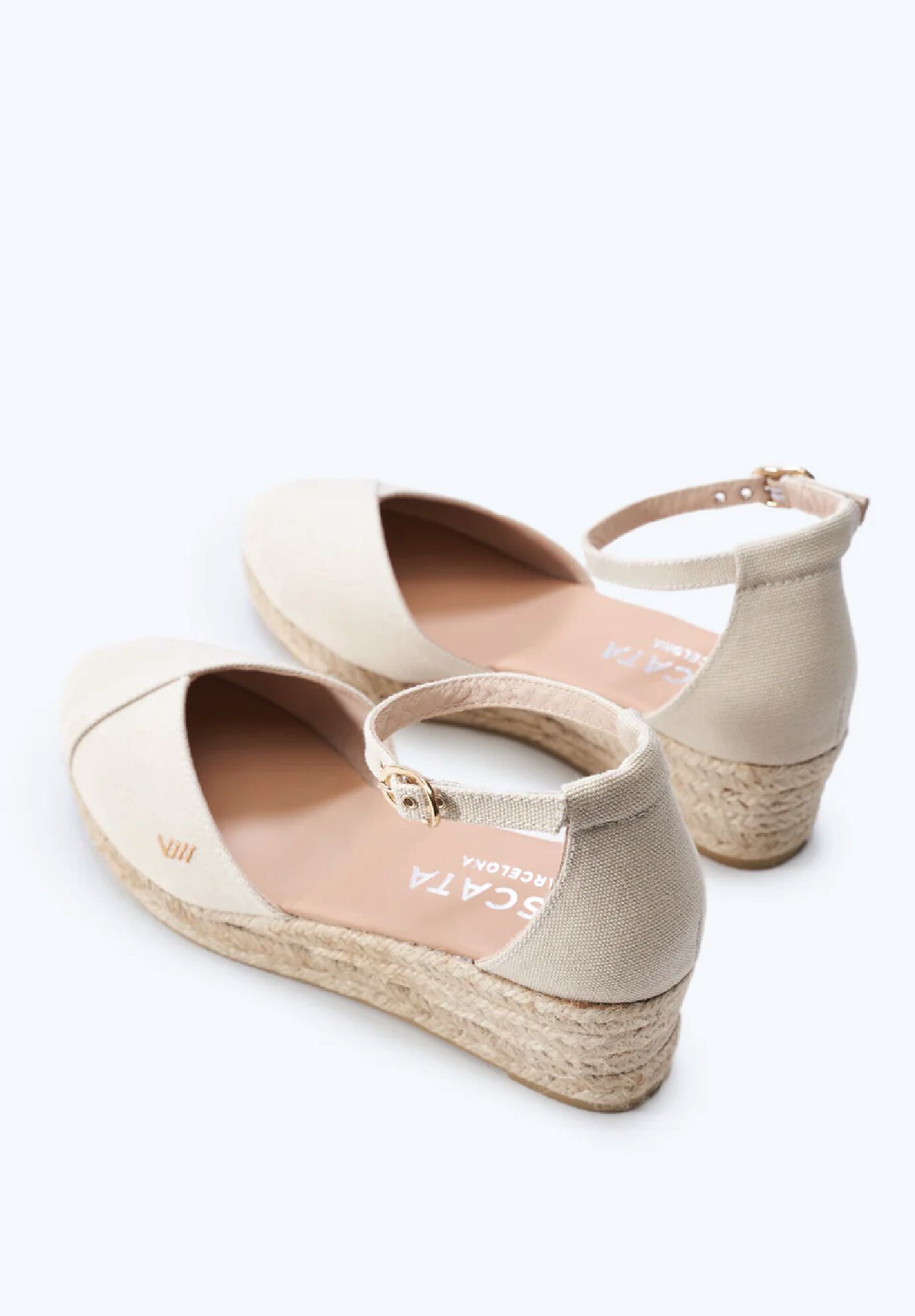 Formiga Canvas Espadrille Wedges, Beige / Beige, alternate image number 2
