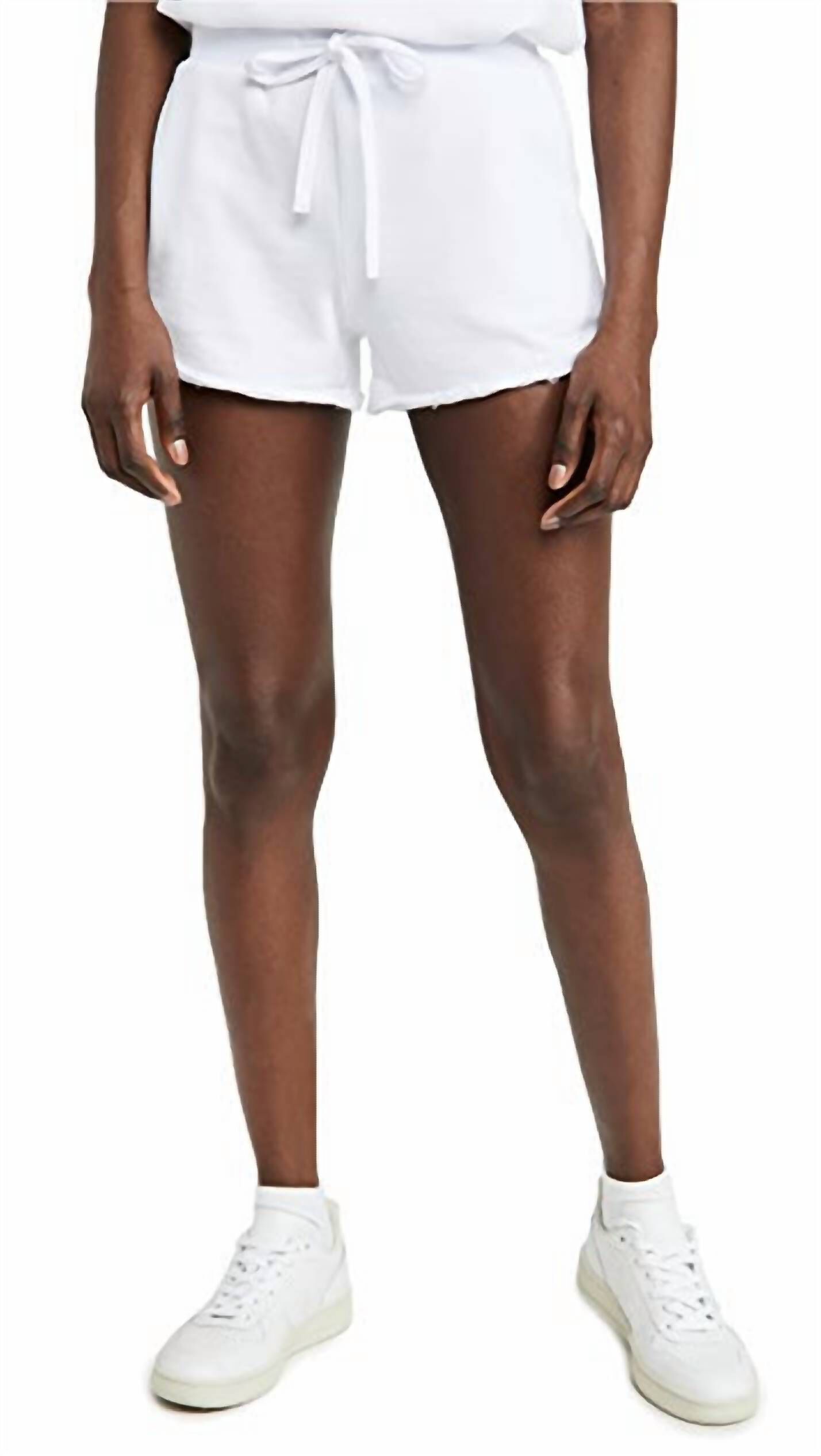 Zuri Terry Short In White, White / White, hi-res image number 0