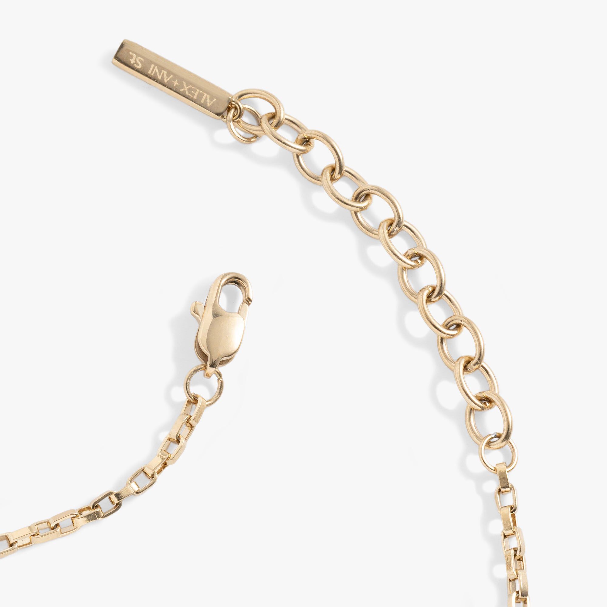 Everyday Box Link Chain Bracelet, Gold / Gold, alternate image number 2