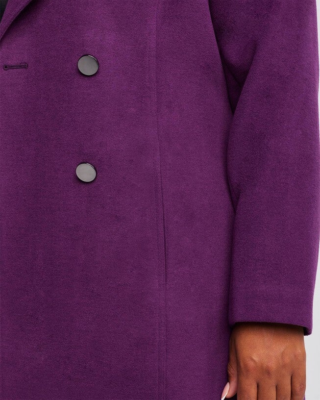 Violet Sky Double Breasted Coat, , alternate image number null