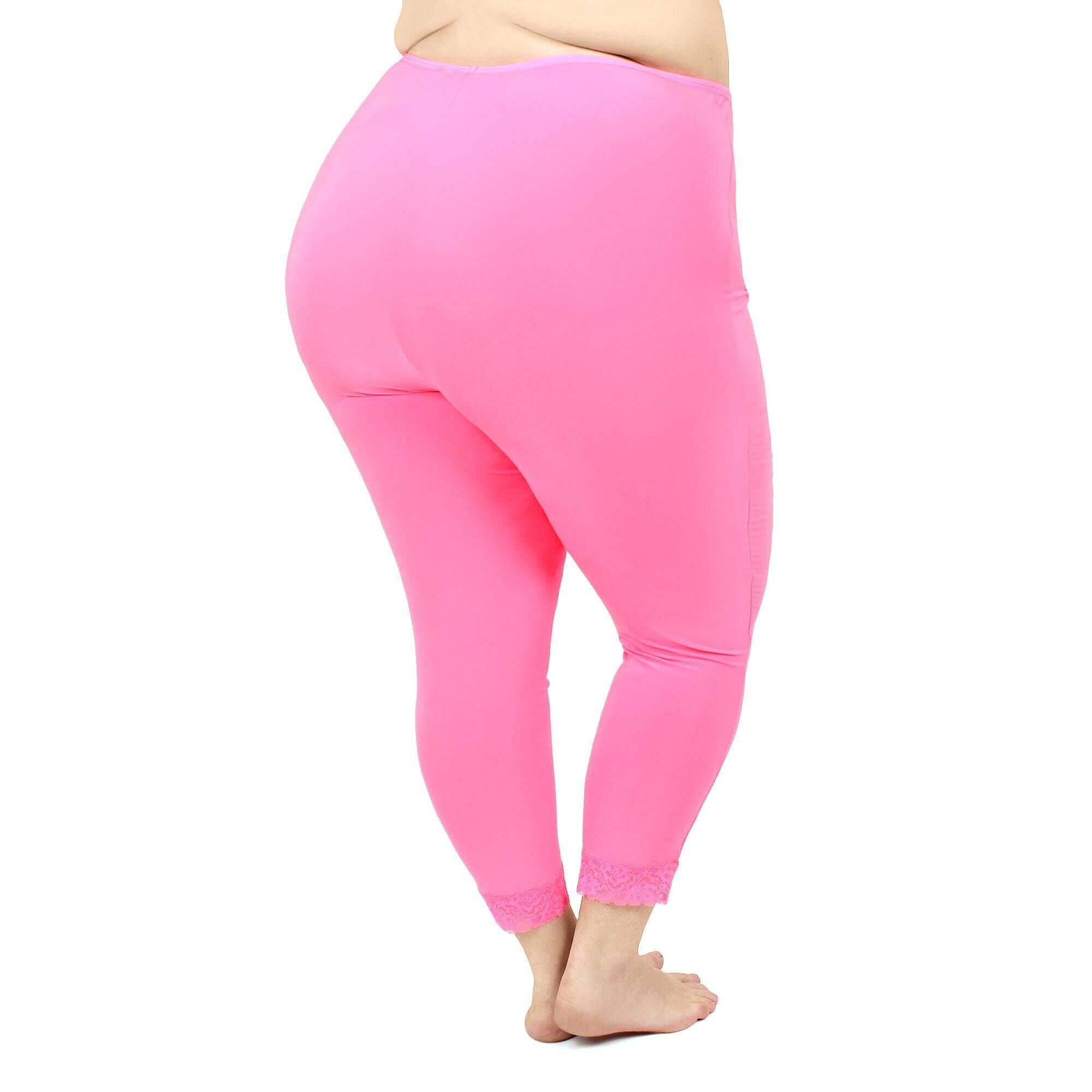 Lucy Long Underwear Legging, Neon Coral / Pink, alternate image number 1