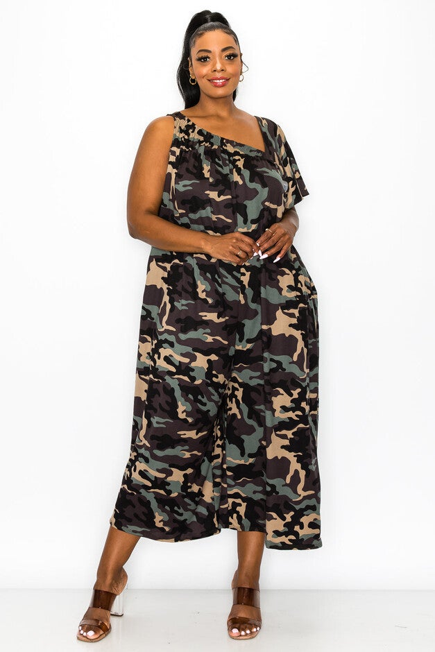 KAHTIA WIDE-LEGGED POCKET JUMPSUIT, OliveTaupe / Black, hi-res image number 0