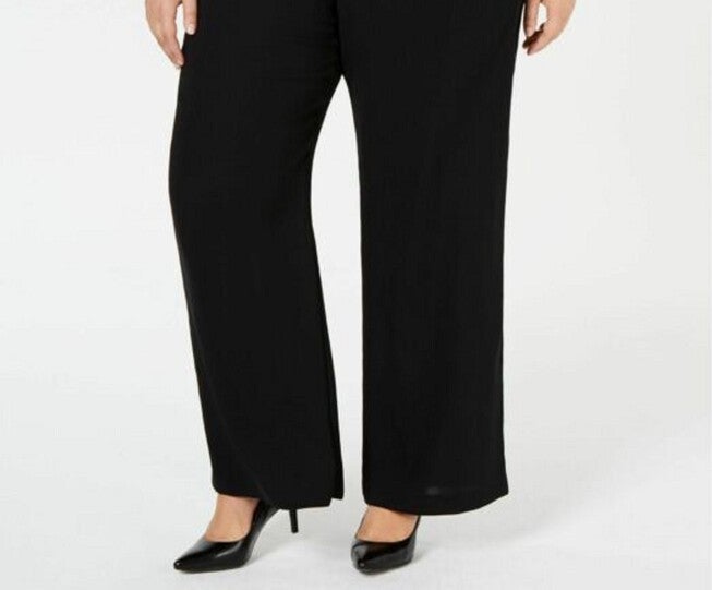Alfani Women's High-Rise Trousers Black 24W, , alternate image number null