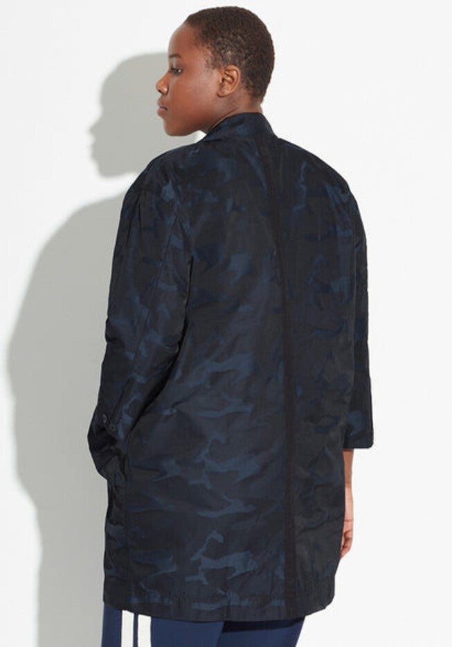 SEE ROSE GO DECONSTRUCTED BLAZER, Tonal Jacquard / Navy, alternate image number 2