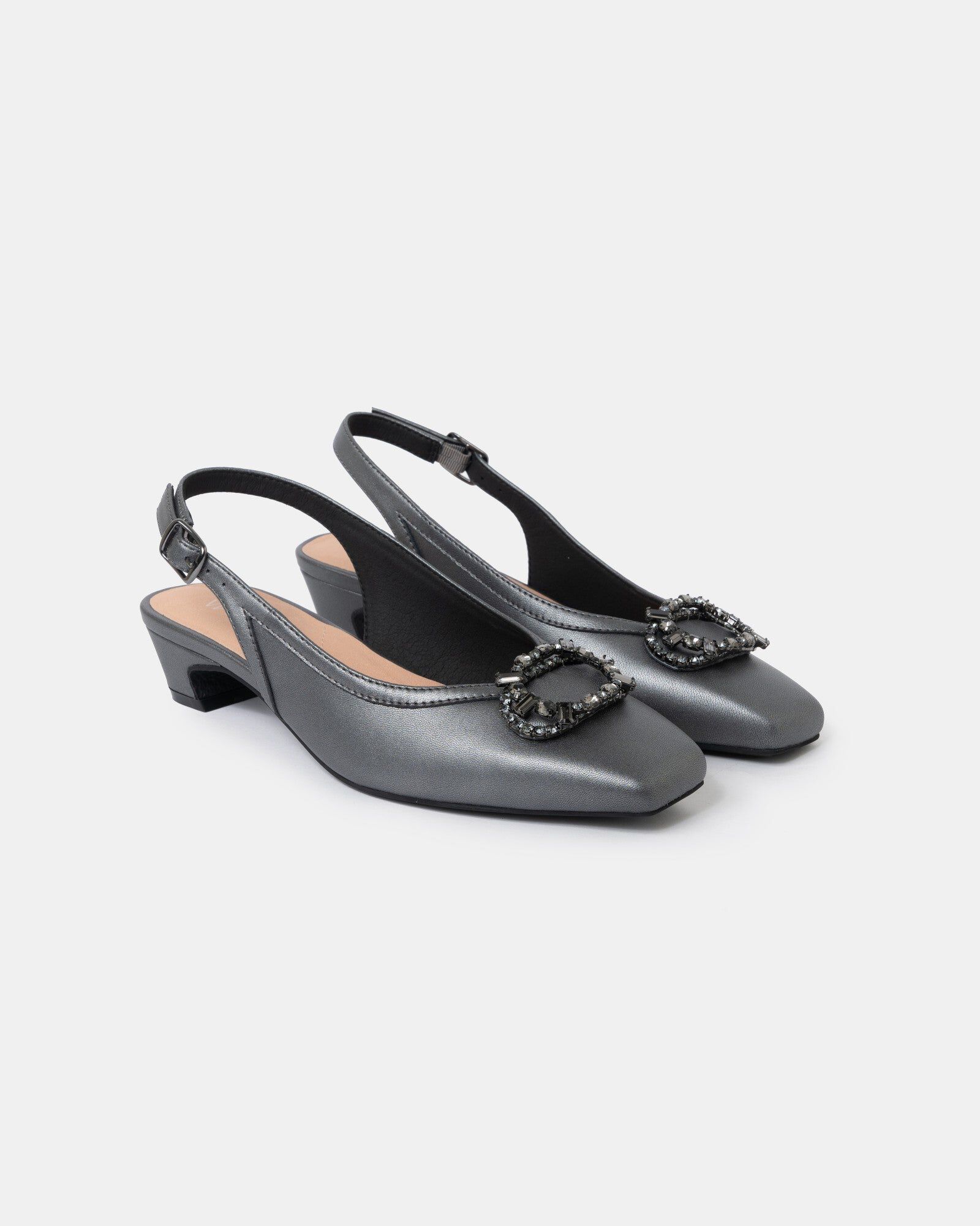 Irina Buckle Heels, Black / Black, alternate image number 1