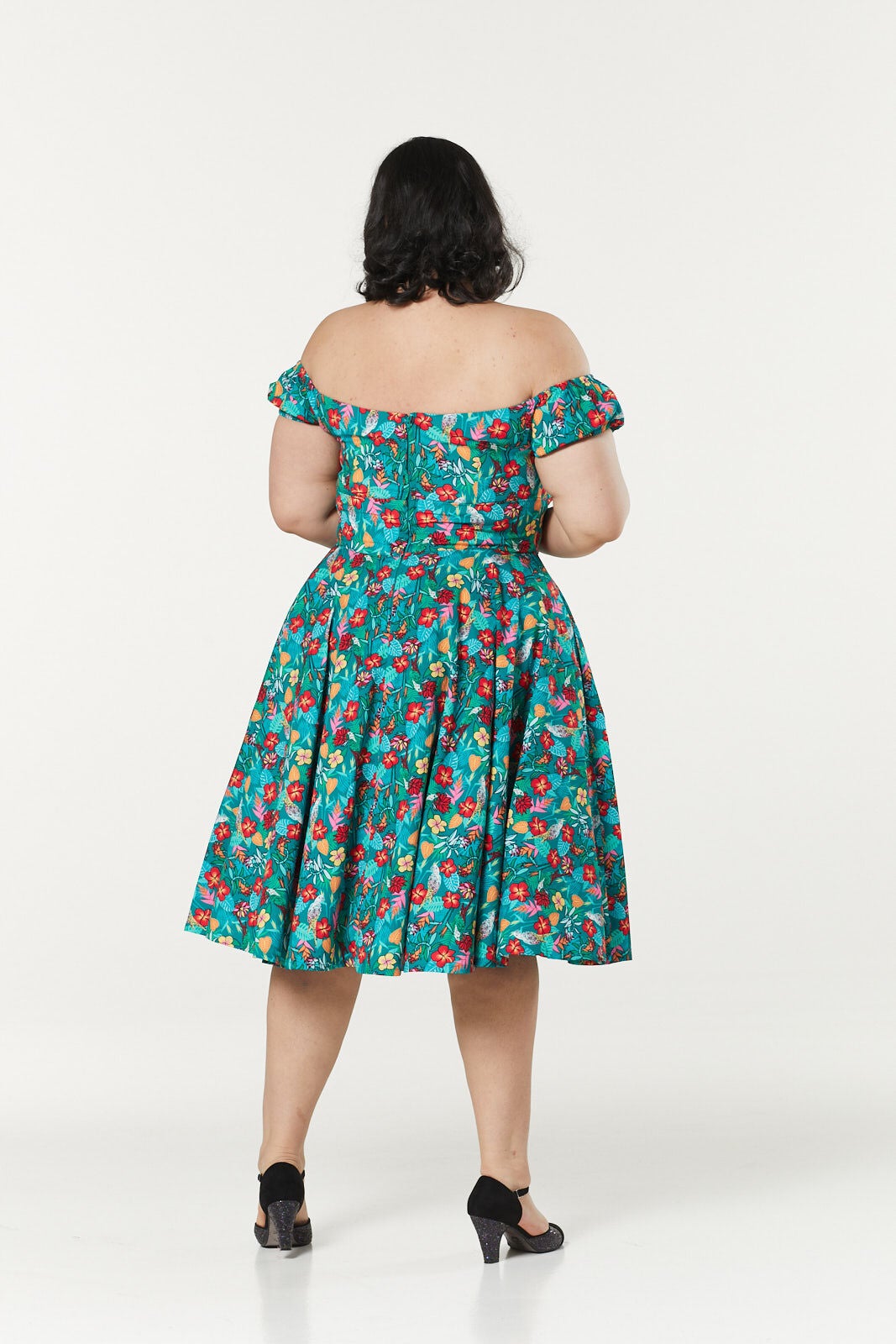 Preston Dress, Turquoise / Turquoise, alternate image number 1