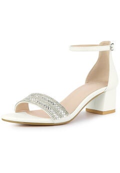 Open Toe Block Heel Shoes